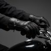 51S27FNl7bL._AC_SL1024_ Motorcycle Leather Gloves for Men Women - Touch Screen, Gel Padding, Knuckle & Palm Protection, Motorbike Cruiser Street Biker Glove Black M