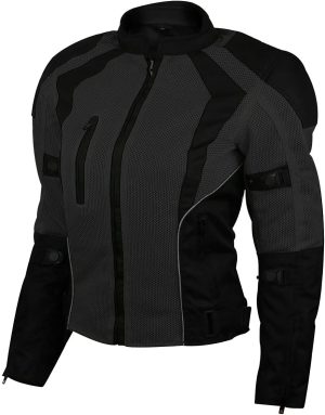 616vj4nFn7S._AC_SL1200_ Women's All Weather Mesh Motorcycle Riding Jacket