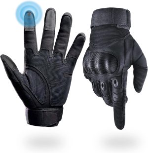 713kmwX3TL._AC_SL1500_ Tactical Gloves with Hard Shell Knuckle Protection and Leather Palm for Shooting, Motorcycle, Airsoft, Cycling, Paintball, Sports, Climbing, Training, Hunting