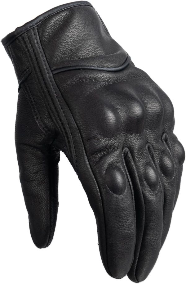 717SZx0kQAL._AC_SL1500_ Men's Genuine Goatskin Leather Gloves - Full Finger Touchscreen Windproof for Urban Motorcycle Riding, Driving, Hiking