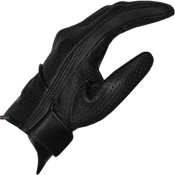 Men's Motorcycle Leather Gloves - Touch Screen, Non-Slip, Cruiser Street Biker Protector