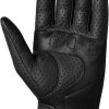 Men's Motorcycle Leather Gloves - Touch Screen, Non-Slip, Cruiser Street Biker Protector