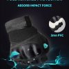 71roCRp-TL._AC_SL1500_ Tactical Gloves with Hard Shell Knuckle Protection and Leather Palm for Shooting, Motorcycle, Airsoft, Cycling, Paintball, Sports, Climbing, Training, Hunting