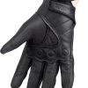 71sCKiNZxWL._AC_SL1500_ Men's Genuine Goatskin Leather Gloves - Full Finger Touchscreen Windproof for Urban Motorcycle Riding, Driving, Hiking