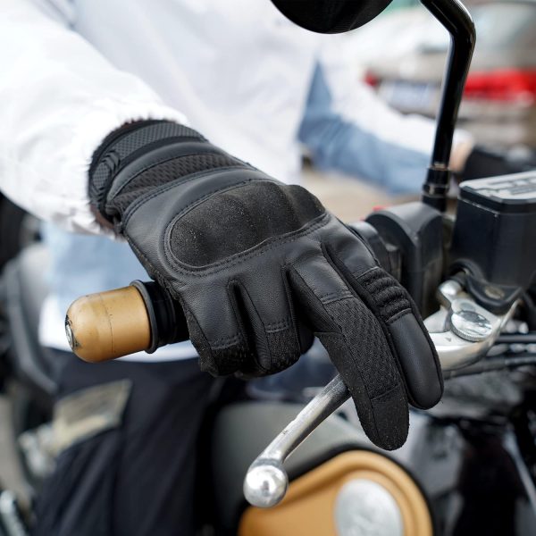 81XMRJozrzL._AC_SL1500_ Touchscreen Full Finger Gloves for Men, Padded Outdoor Gloves Green