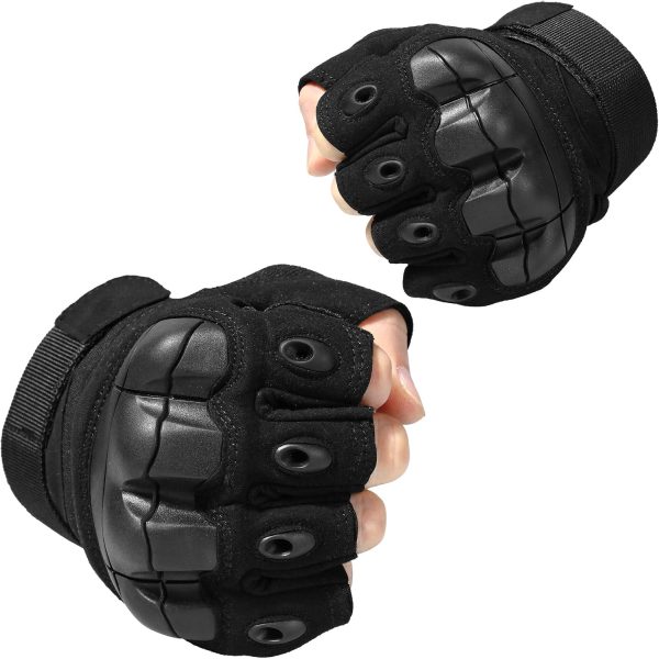 81dT6YlX2SL._AC_SL1500_ Tactical Fingerless Gloves for Motorbike Cycling Climbing Hiking Hunting