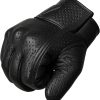 Men's Motorcycle Leather Gloves - Touch Screen, Non-Slip, Cruiser Street Biker Protector